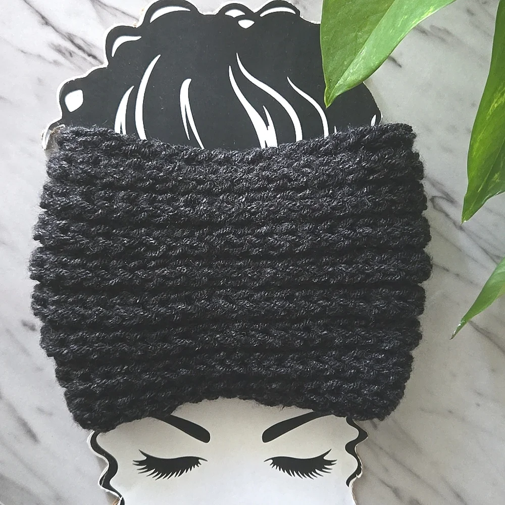 Handmade Knit Turban Headband - Picture 2 of 4